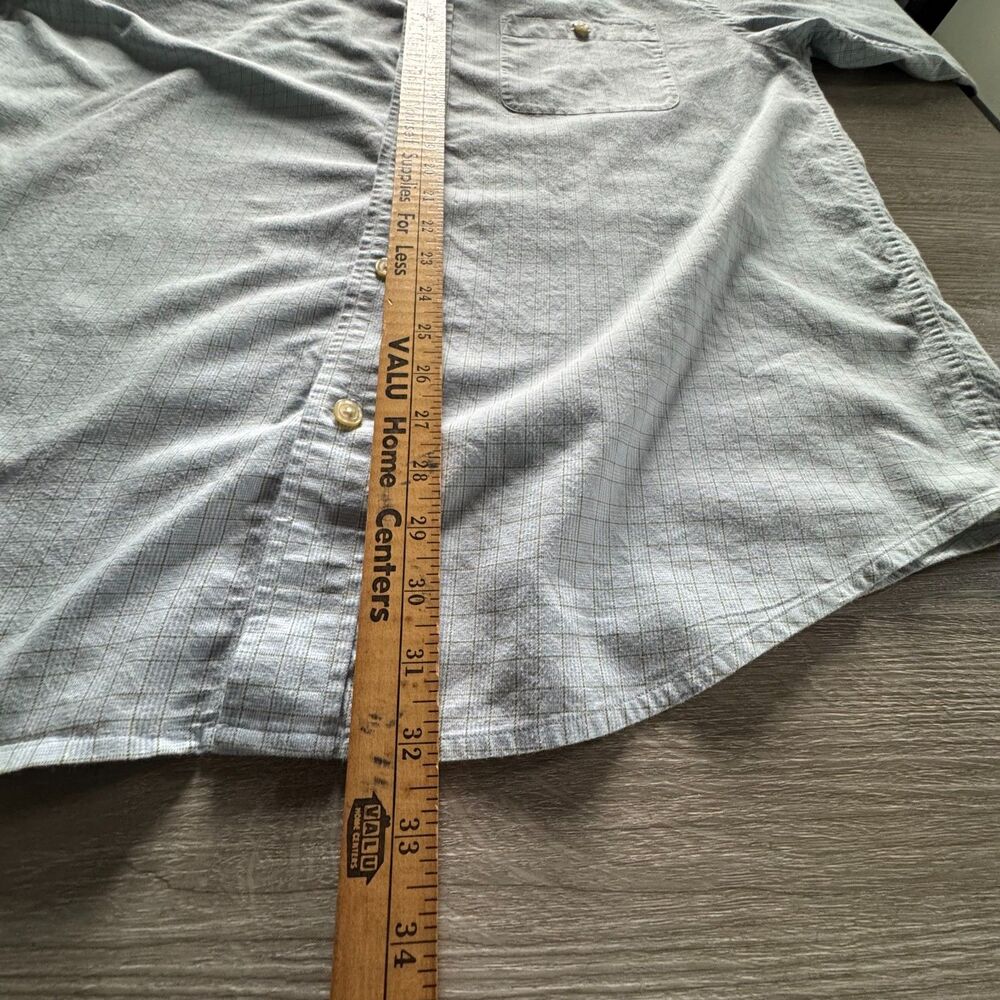 Orvis Lightweight Flannel Button Down Collar Shirt - Blue - Size L - Picture 5 of 8